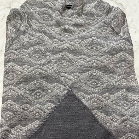 Smartwool Gray Merino 250 Crossover Neck Top - Picture 3 of 9